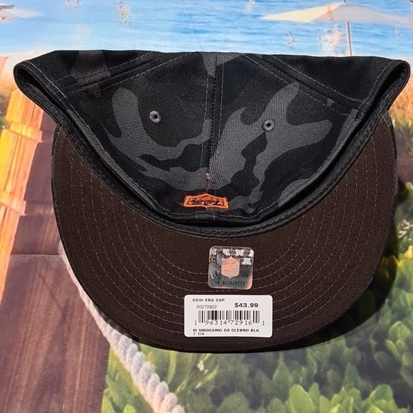 Cleveland‎ Browns Camo New Era Promodel Fitted Hat Size 7 1/4 NWT - Picture 4 of 9